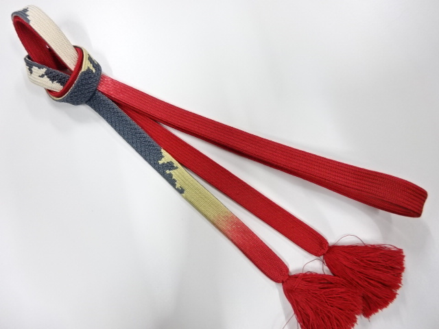 正絹　手組帯締め